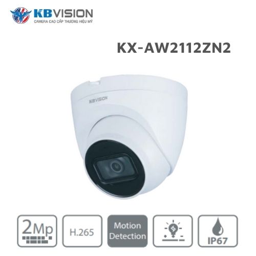 Camera IP 2.0MP KBVISION KX-AW2112ZN2
