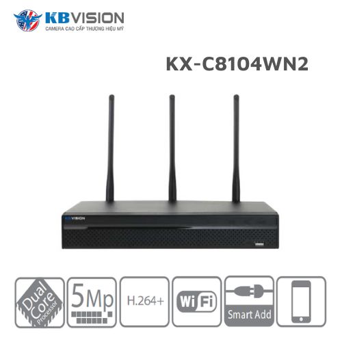 Đầu ghi wifi 4 kênh KBVISION KX-C8104WN2