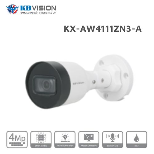 Camera IP 4.0MP KBVISION KX-AW4111ZN3-A