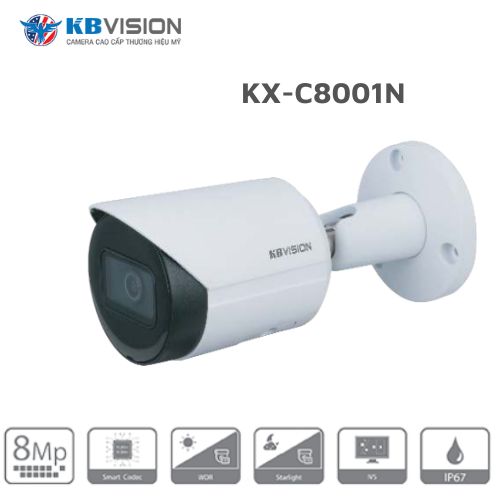 Camera IP 8.0MP KBVISION KX-C8001N