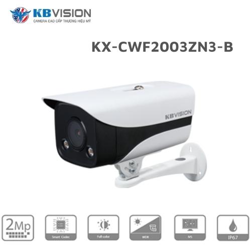 Camera IP Full Color 2.0MP KBVISION KX-CWF2003ZN3-B