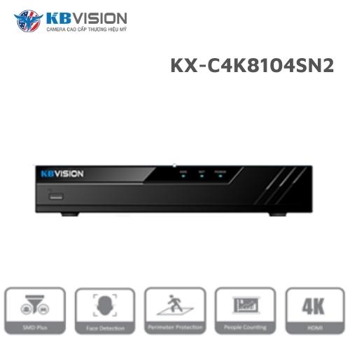 Đầu ghi hình NVR 4 kênh KBVISION KX-C4K8104SN2
