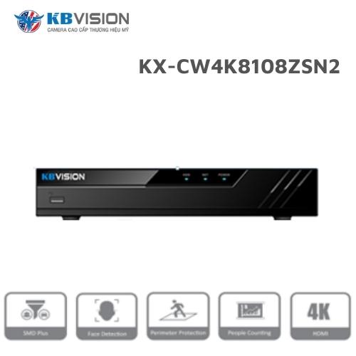 KX-CW4K8108ZSN2 Đầu ghi hình ip 8 kênh KBVISION