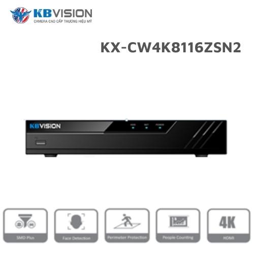 Đầu ghi NVR 16 kênh KBVISION KX-CW4K8116ZSN2