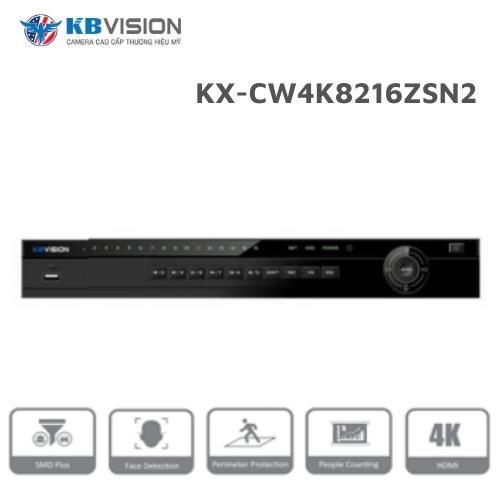 KX-CW4K8216ZSN2 Đầu ghi ip 16 kênh KBVISION
