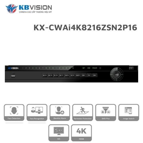 Đầu ghi IP 16 kênh KBVISION KX-CWAi4K8216ZSN2P16