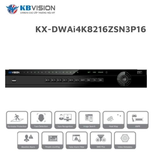 Đầu ghi IP 16 kênh KBVISION KX-DWAi4K8216ZSN3P16