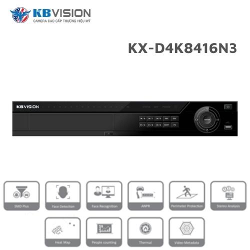 Đầu ghi camera 16 kênh KBVISION KX-D4K8416N3