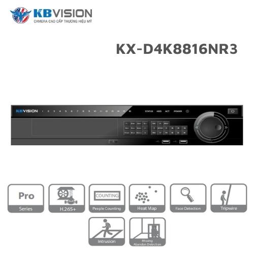 Đầu ghi hình NVR 16 kênh KBVISION KX-D4K8816NR3
