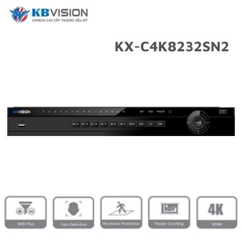 Đầu ghi hình NVR 32 kênh KBVISION KX-C4K8232SN2