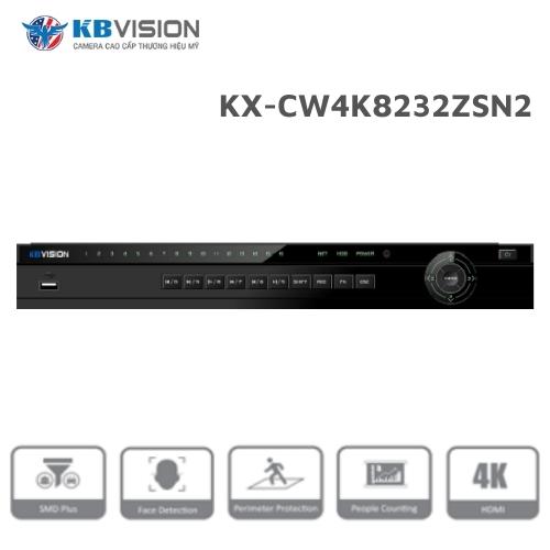 KX-CW4K8232ZSN2 Đầu ghi hình ip 32 kênh KBVISION