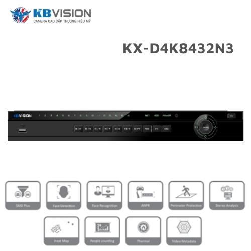 Đầu ghi hình 32 kênh KBVISION KX-D4K8432N3