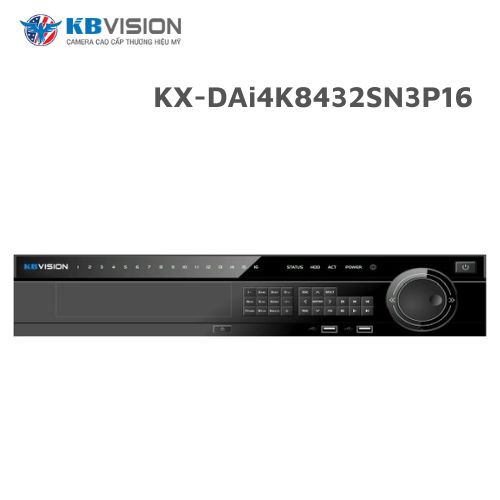 Đầu ghi hình IP AI 32 kênh KBVISION KX-DAi4K8432SN3P16