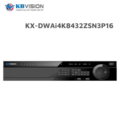 Đầu ghi hình IP AI 32 kênh KBVISION KX-DWAi4K8432ZSN3P16