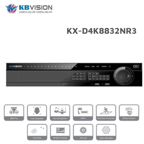 Đầu ghi NVR 32 kênh KBVSION KX-D4K8832NR3