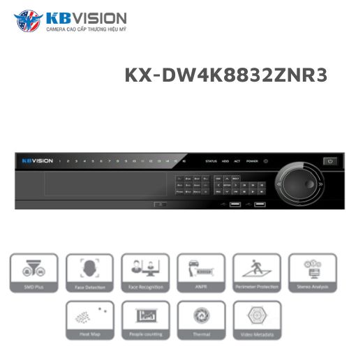 Đầu ghi NVR 32 kênh KBVSION KX-DW4K8832ZNR3