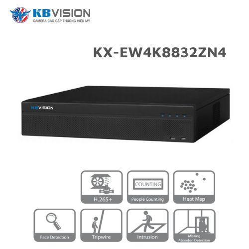 Đầu ghi hình NVR 32 kênh KBVISION KX-EW4K8832ZN4