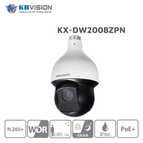 Camera IP PTZ 2.0MP KBVISION KX-DW2008ZPN