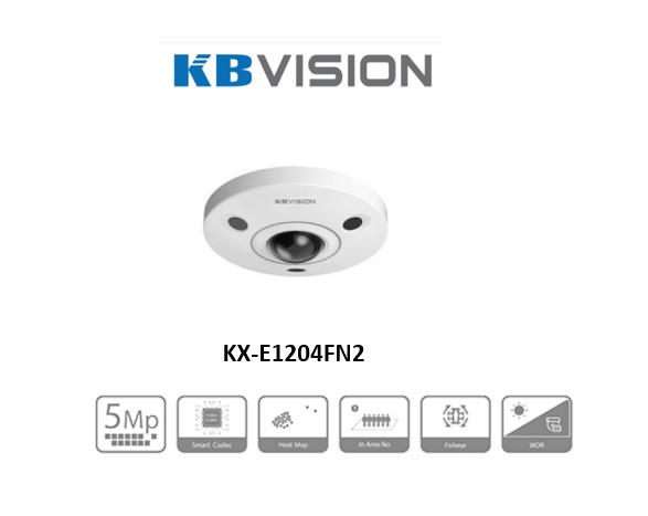 KX-E1204FN2 CAMERA KBVISION  FISHEYE 3600 - GÓC RỘNG TOÀN CẢNH