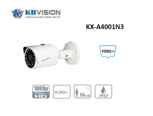 Camera IP 2.0MP KBVISION KX-A4001N3