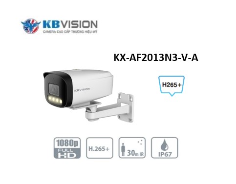 Camera IP Full Color 2.0MP KBVISION KX-AF2013N3-V-A