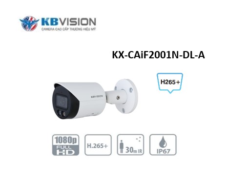 Camera IP Full Color 2.0MP KBVISION KX-CAiF2001N-DL-A
