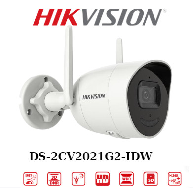 Camera IP Wifi ngoài trời đàm thoại 2 chiều Hikvision ds-2cv2021g2-idw(e)
