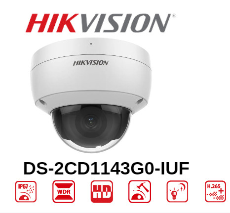 Camera IP 4MP DS-2CD1143G0-IUF dòng Value Series chất lượng cao