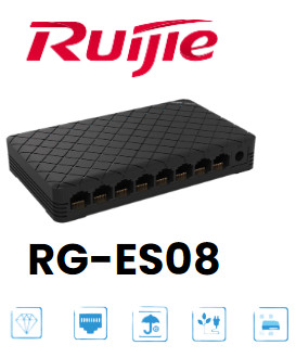 Thiết bị mạng Ruijie rg-es08 mạnh mẽ vượt trội