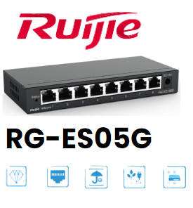 Thiết bị mạng Ruijie RG-ES108D đường truyền tín hiệu mạnh