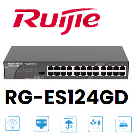 Thiết bị mạng Ruijie RG-ES124GD hỗ trợ nhiều chế độ khác nhau