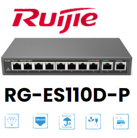 Thiết bị mạng Ruijie RG-ES110D-P tốc độ cao