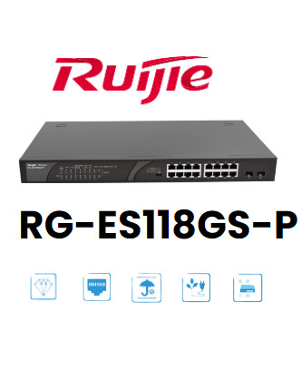 Thiết bị mạng rg-es118gs-p cấu hình cao