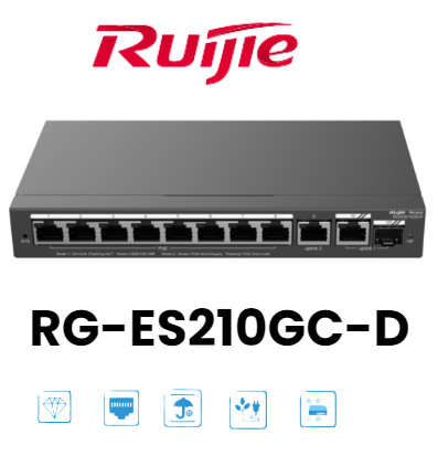 Thiết bị mạng rg-es210gc-lp hiệu năng vượt trội