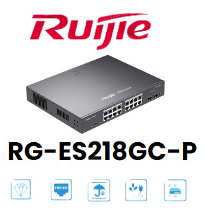 Thiết bị mạng RG-ES218GC-P hỗ trợ truyền tín hiệu