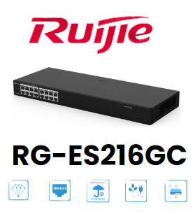 Thiết bị mạng RG-ES216GC quản lý đa tầng