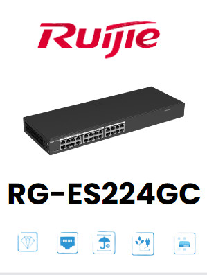 Thiết bị mạng RG-ES224GC công suất kết nối lớn nhất