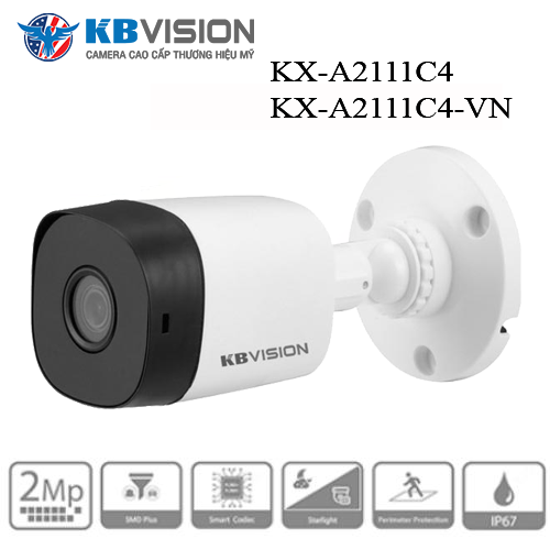 Camera Kbvision KX-A2111C4 chuẩn sắc nét 4 in 1