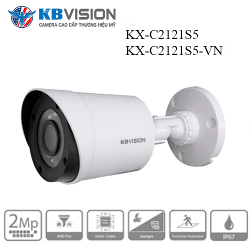 Camera Kbvision KX-C2121S5 có độ phân  giải chuẩn nét