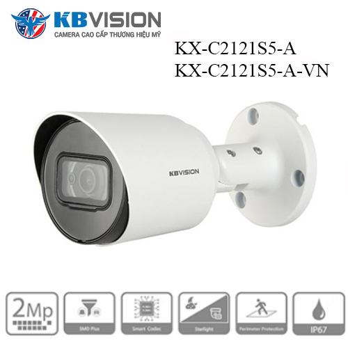 Camera Kbvision KX-C2121S5-A tích hợp Mic đàm thoại