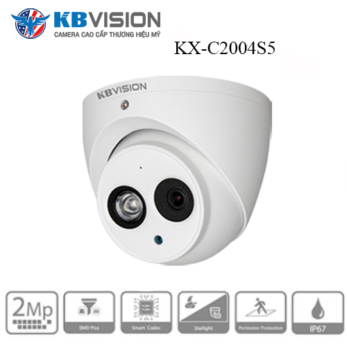 Camera Kbvision KX-C2004S5 thông minh Smart IR