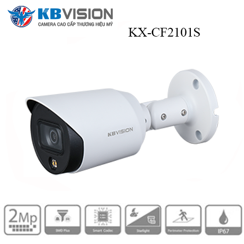 Camera Kbvision KX-CF2101S đèn ánh sáng trắng chống nhiễu hình ảnh