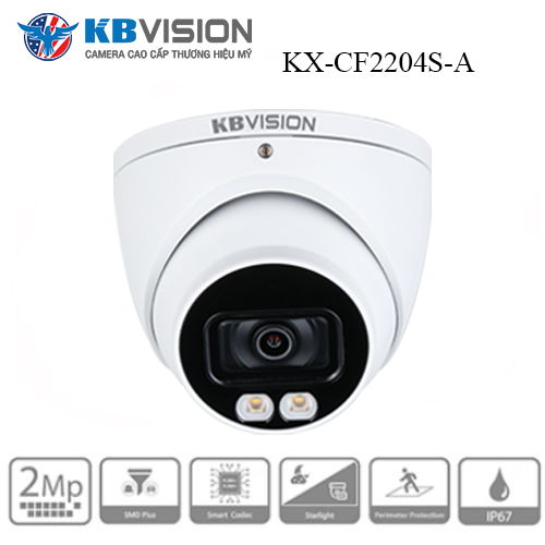 Camera Kbvision KX-CF2204S-A tích hợp Mic đàm thoại