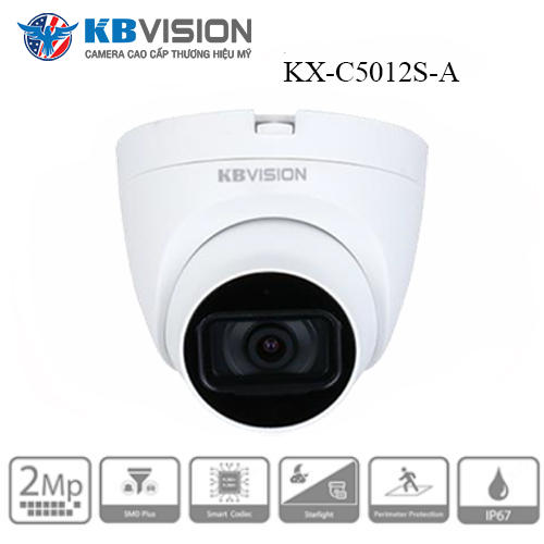 Camera Kbvision KX-C5012S-A chống nhiễu hình ảnh có Mic đàm thoại