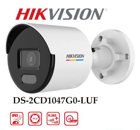 Camera 4MP DS-2CD1047G0-LUF Công Nghệ Giảm Nhiễu Hình Ảnh