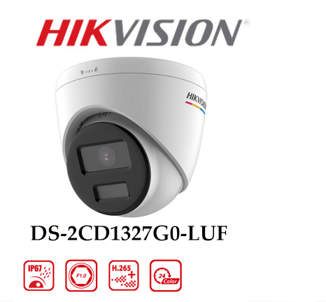 Camera DS-2CD1327G0-LUF Có Khe Cắm Thẻ Nhớ