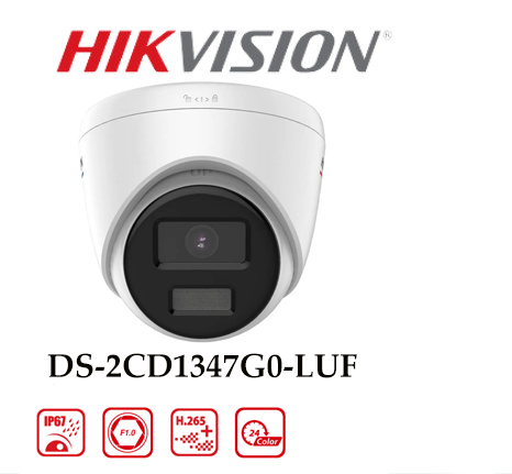 Camera DS-2CD1347G0-LUF Nhạy Ánh Sáng Rõ Nét