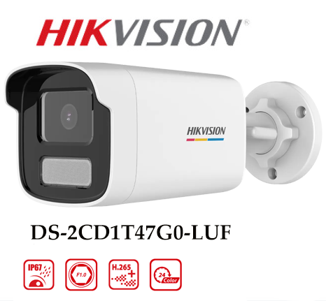 Camera DS-2CD1T47G0-LUF Công Nghệ Chống Nước Ngoài Trời