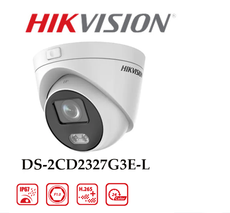 Camera DS-2CD2327G3E-L Công Nghệ Đèn Led Ánh Sáng Độc Quyền