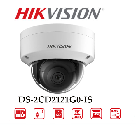 Camera Hikvision DS-2CD2121G0-IS Có Cổng Audio